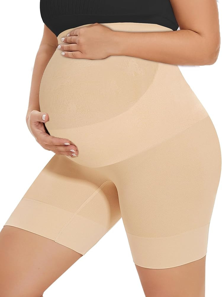 KIM S Shape Your Bump Seamless Maternity Shapewear for Dress, Pregnancy Postpartum Prevent Chafin... | Amazon (US)