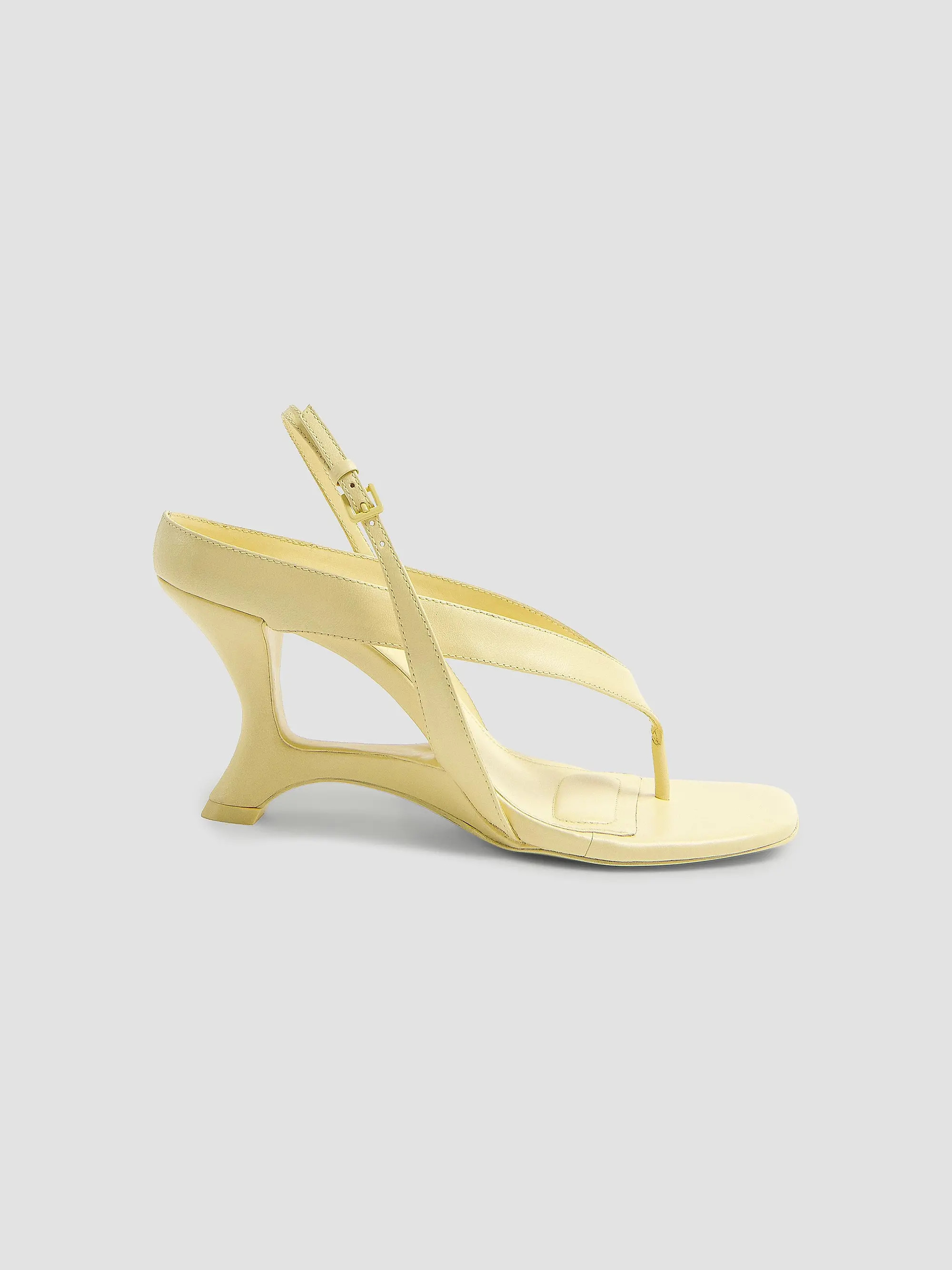 SIMKHAI Darya 80MM Leather Wedge Sandals | Saks Fifth Avenue | Saks Fifth Avenue