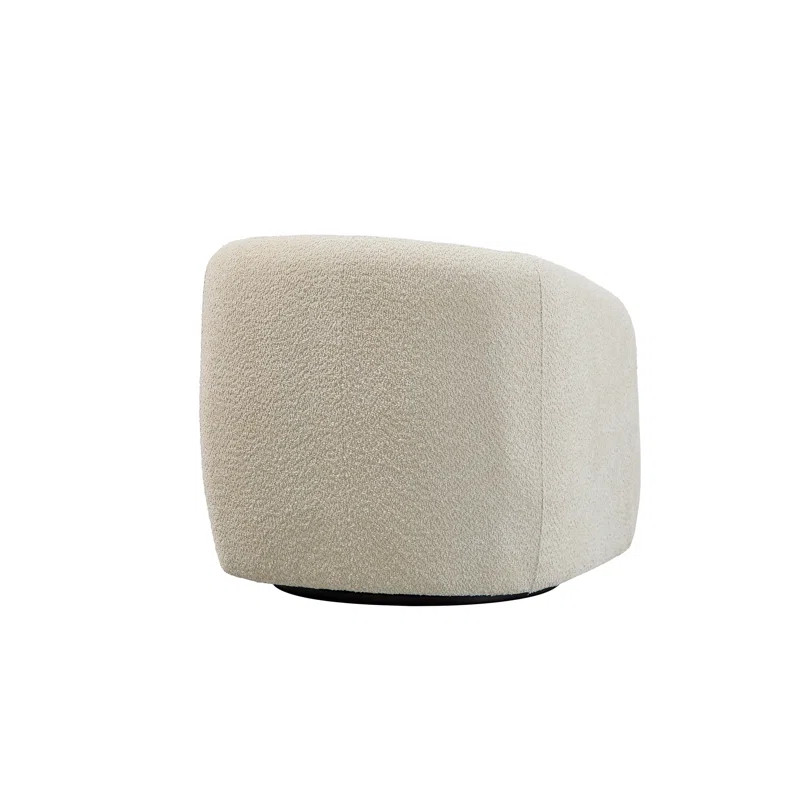 Tarvaris Upholstered Swivel Barrel Chair (Set of 2) | Wayfair North America