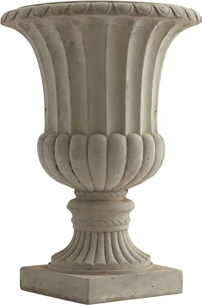 Nearly Natural 20.25” Large Sand Colored Urn Indoor/Outdoor) Planter | Amazon (US)