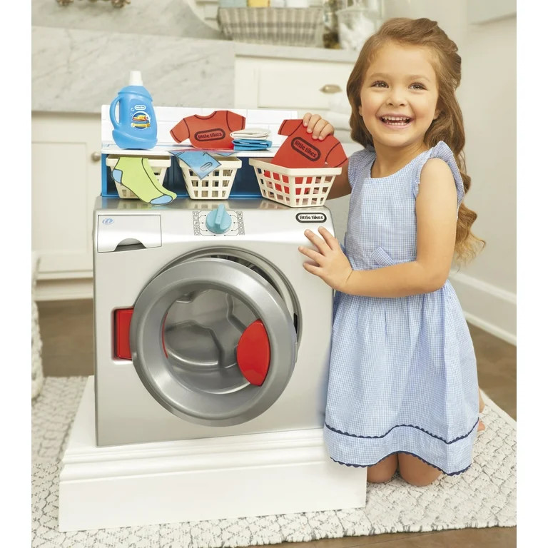 Little Tikes First Washer Dryer, Pretend Play Appliance, Interactive Toy Washing Machine with 11 ... | Walmart (US)
