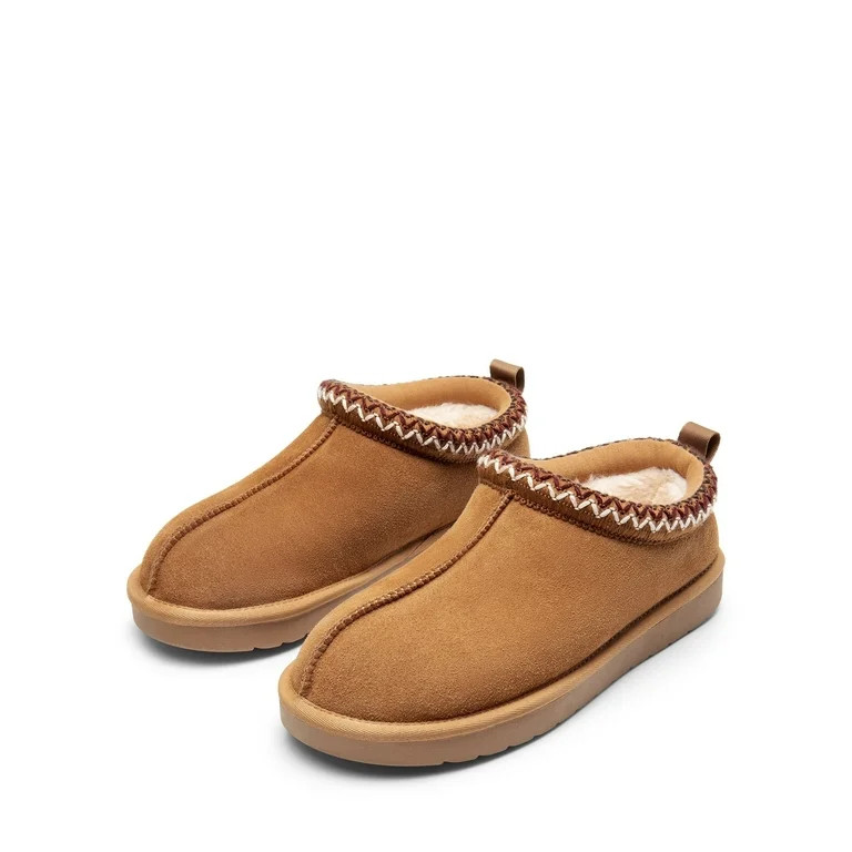 BURUDANI Women's Slip-on Fuzzy Cozy Suede Slippers Winter Warm Shoes Chestnut Size 9 (Runs Small-... | Walmart (US)