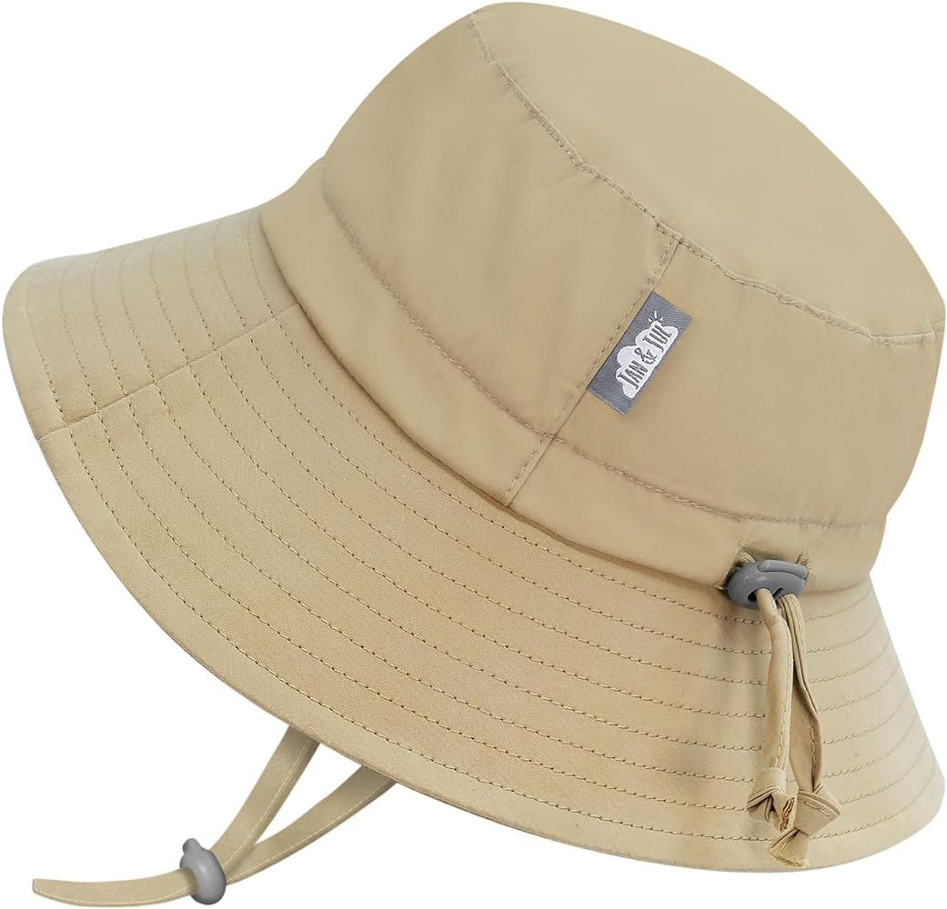 JAN & JUL Grow-with-Me Cotton Bucket Sun-Hats for Boys and Girls (Baby, Toddler, Kids) | Amazon (US)