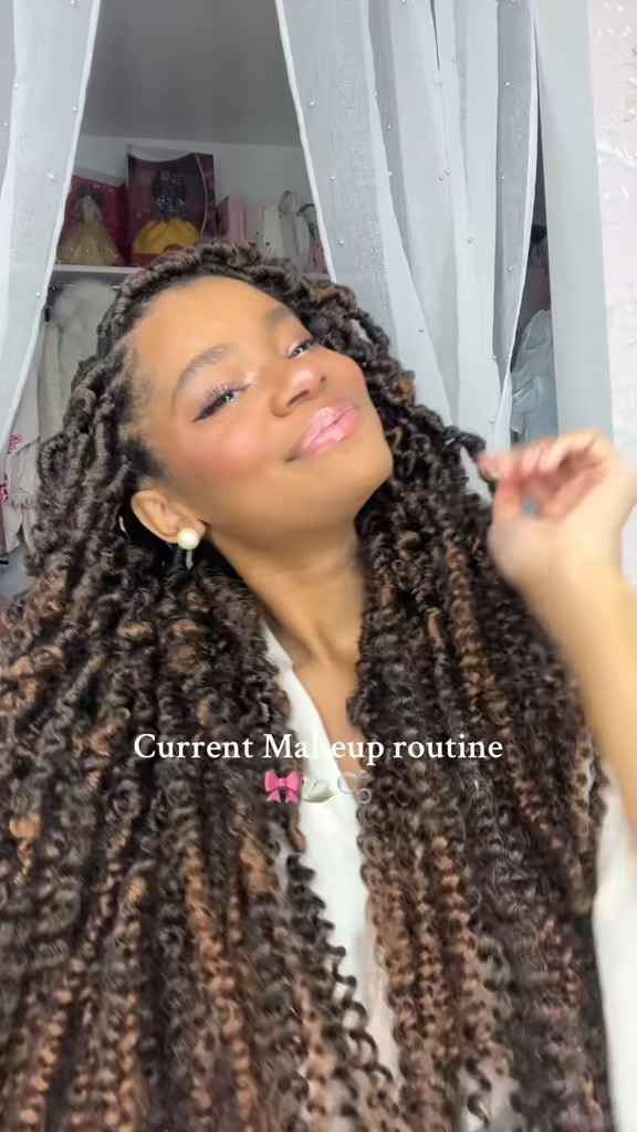 My no foundation, freckle-friendly routine 🤍 