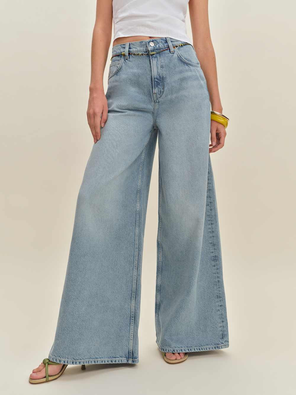 Addyson High Rise Wide Leg Jeans | Reformation (Global)