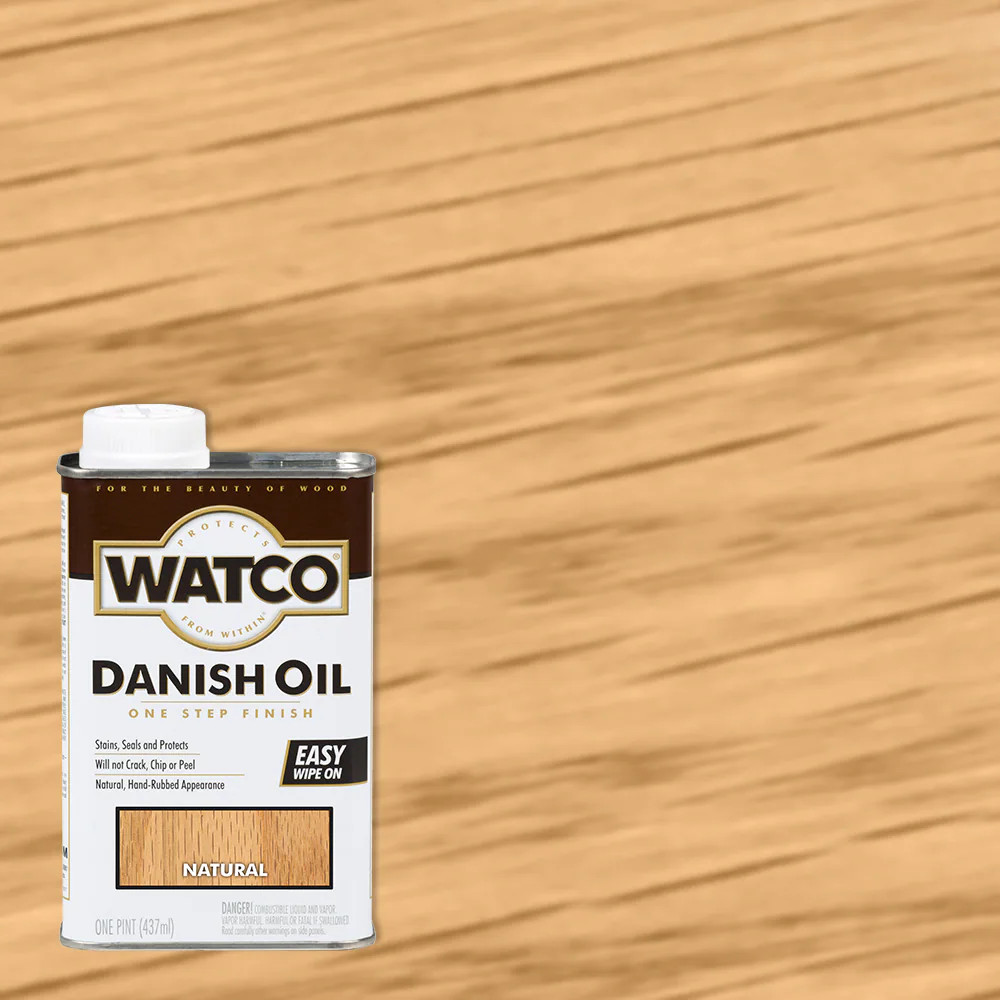 WATCO Natural Brown Interior Danish oil ( 1-pint ) | 242219 | Lowe's