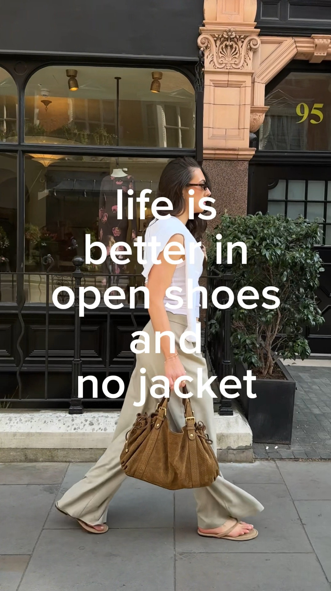 I wear size S in the trousers and vest top! Bag is from Gerard Darel and shoes are Next. Spring outfit ideas, spring outfit inspo, neutral trousers, tailored trousers, spring OOTD, summer outfits 

#LTKootd #LTKSeasonal