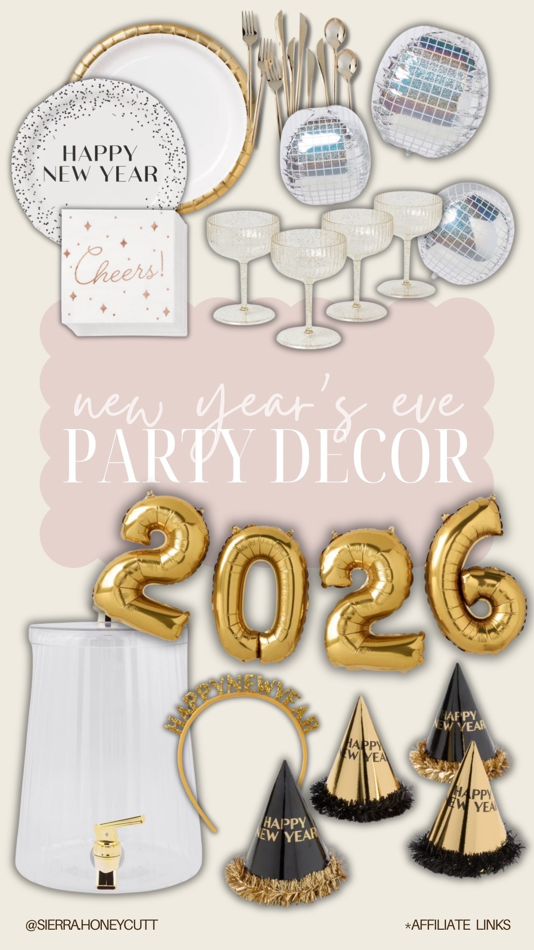 New Year’s Eve party decorations from Target! 🪩 

Trending home parties hosting 2026 gold black silver affordable 

#LTKHoliday #LTKSeasonal #LTKHome