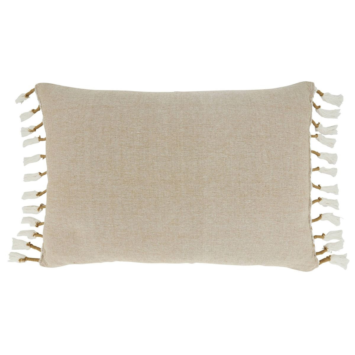 16"x23" Oversize Tassel Lumbar Throw Pillow Cover - Saro Lifestyle | Target