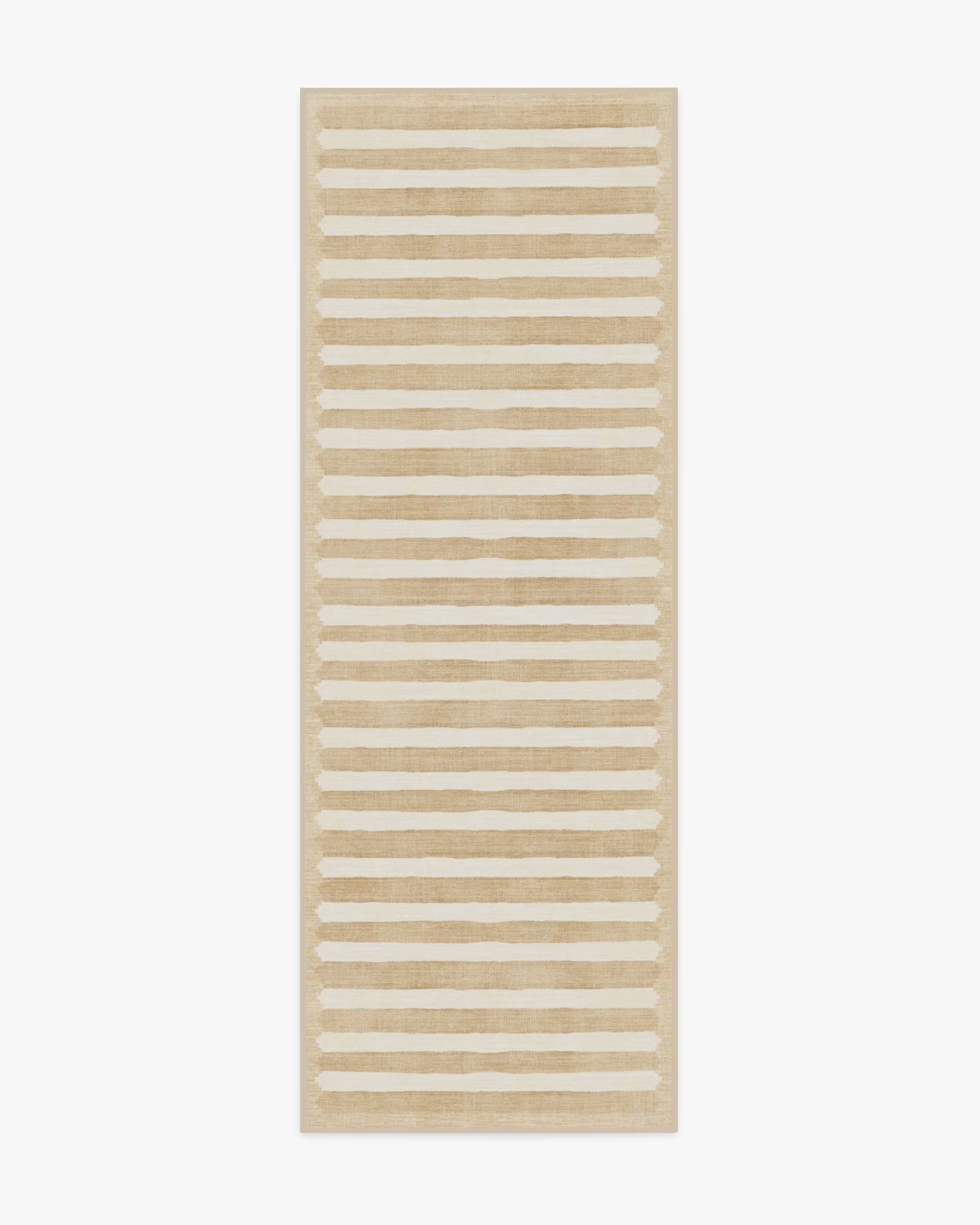 goop Elin Stripe Latte Cream Rug | Ruggable | Ruggable