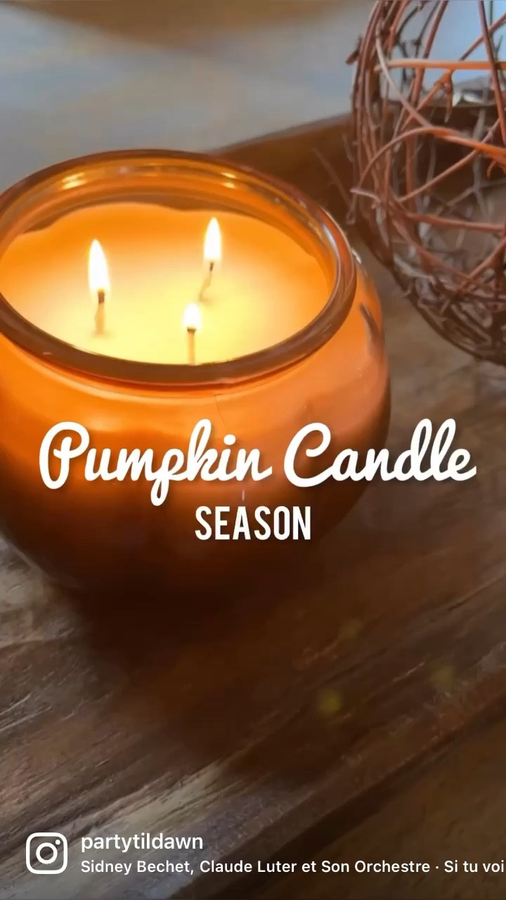I DID IT!!! 🎃I lit my first Pumpkin Candle of the season🍁 This one smells AMAZING, sweet, spicy and woodsy all at the same time…not to mention the gorgeous glass jar!  What’s your favorite Fall candle scent? 
🍁
Target

#LTKSeasonal #LTKhome #LTKunder50