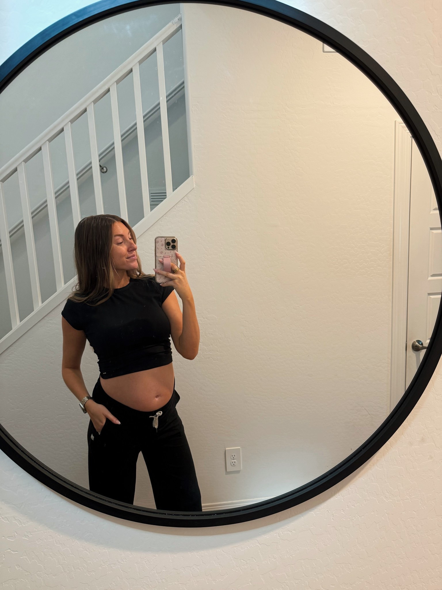 Comfy fit I’m living in! Wearing mediums in both 