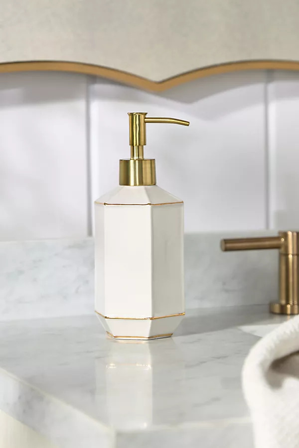 St. Honore Porcelain Soap Dispenser | Anthropologie (US)