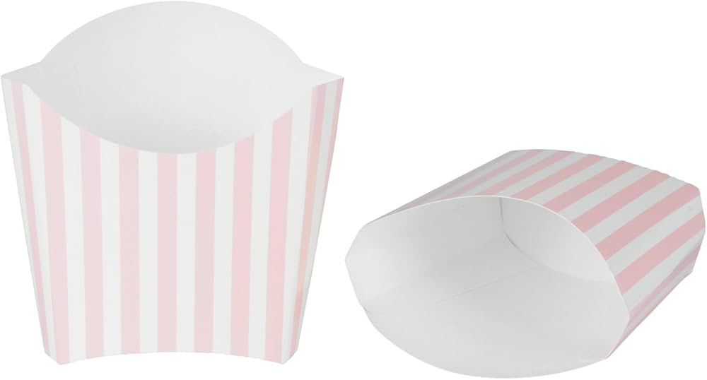 Restaurantware Bio Tek 4.5 x 3.2 x 3.9 Inch French Fry Cup 100 Disposable Snack Cups - Stackable ... | Amazon (US)
