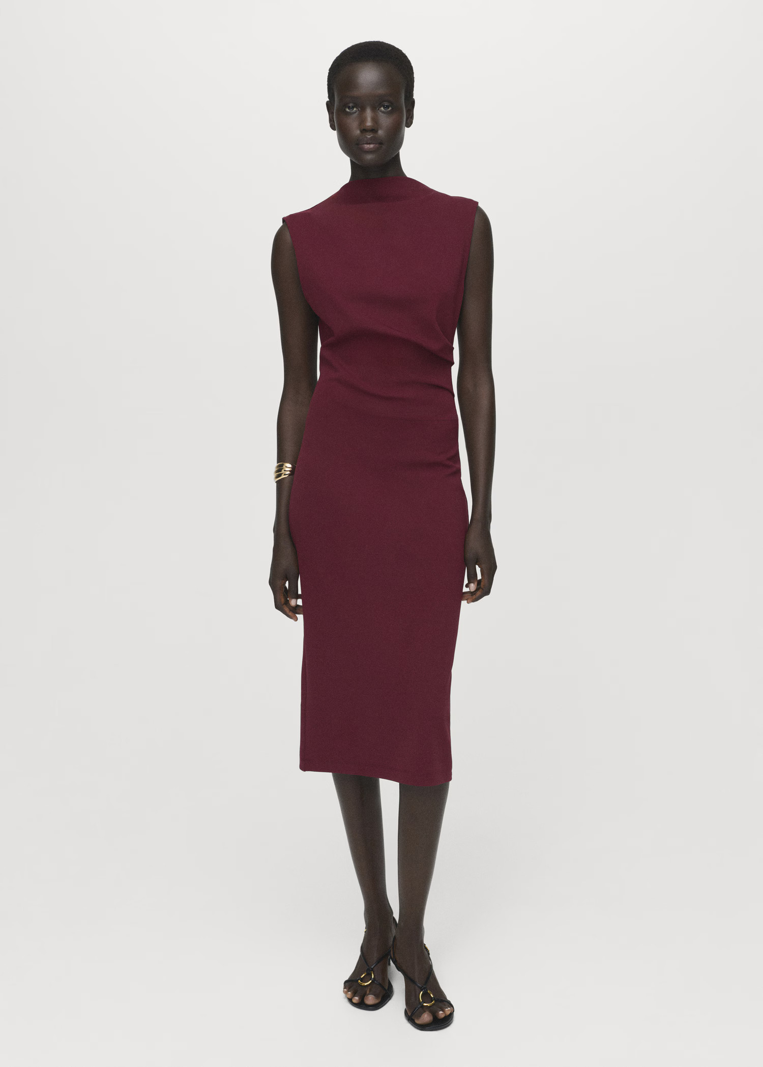 Ruched fitted dress - Women | MANGO USA | Mango (US/MX/AU)