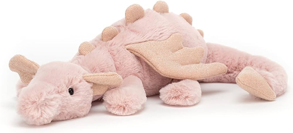 Jellycat Rose Dragon Stuffed Animal, Little | Amazon (US)