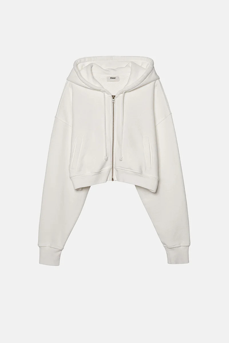 BABYDOLL CROP ZIP HOODIE | Elwood Clothing