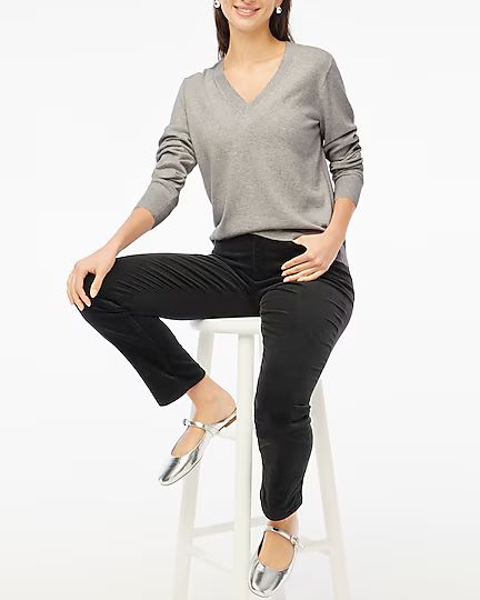 Cotton-blend V-neck sweater | J.Crew Factory