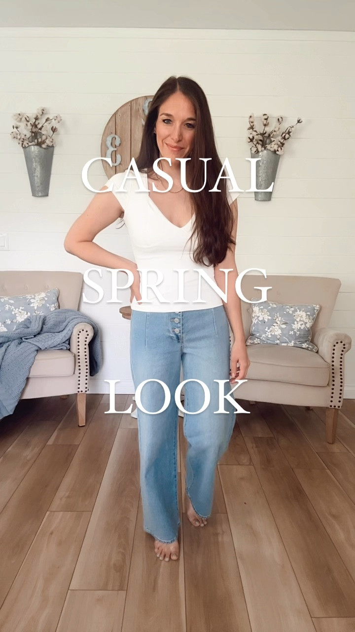 
How cute is this Amazon top! Comes in several colors! Stretchy and not see through! Perfect for spring and summer time casual date nights! It has a 20% off coupon right now! Wearing size small 
Jeans tts 
Shoes tts 
Bag Amazon 

#LTKStyleTip #LTKSaleAlert #LTKFindsUnder50