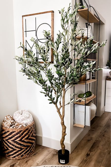 6ft faux olive tree! Currently in sale for $69! Great quality, very realistic! #olivetree #olivebranch #fauxtree #fauxplant #amazon #amazonhome #amazinmusthave #neutraldecor #homedecor 

#LTKsalealert #LTKhome #LTKfindsunder100
