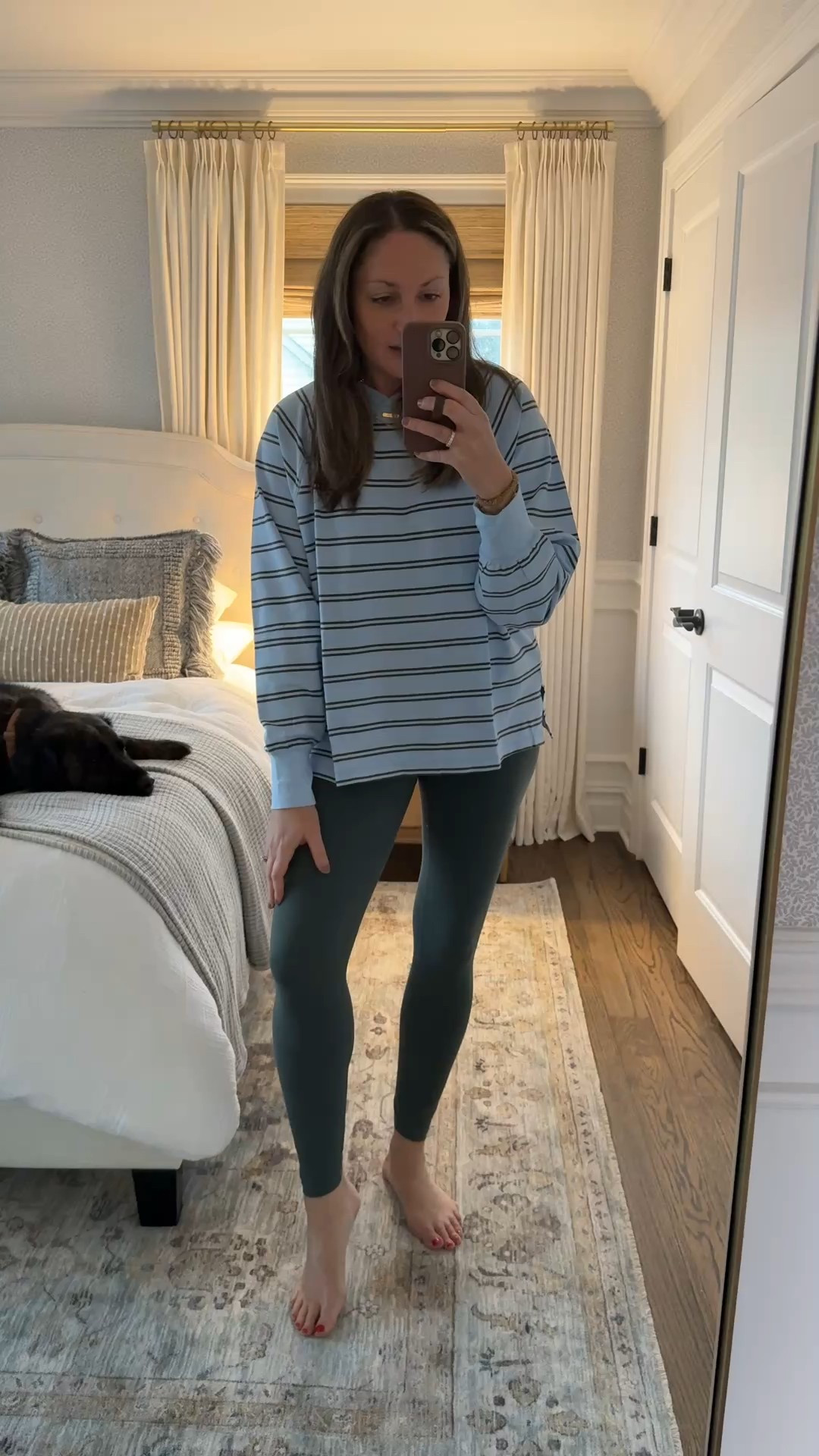 The cutest new spring finds from aerie! Cozy loungewear, denim and sweatshirts all on sale this weekend!! Absolutely LOVE this striped top! Buttery soft and so cozy. 

Comment SHOP below to receive a DM with the link to this post on my LTK ⬇ https://liketk.it/5V3on #ltkootd #ltksalealert #ltktall
