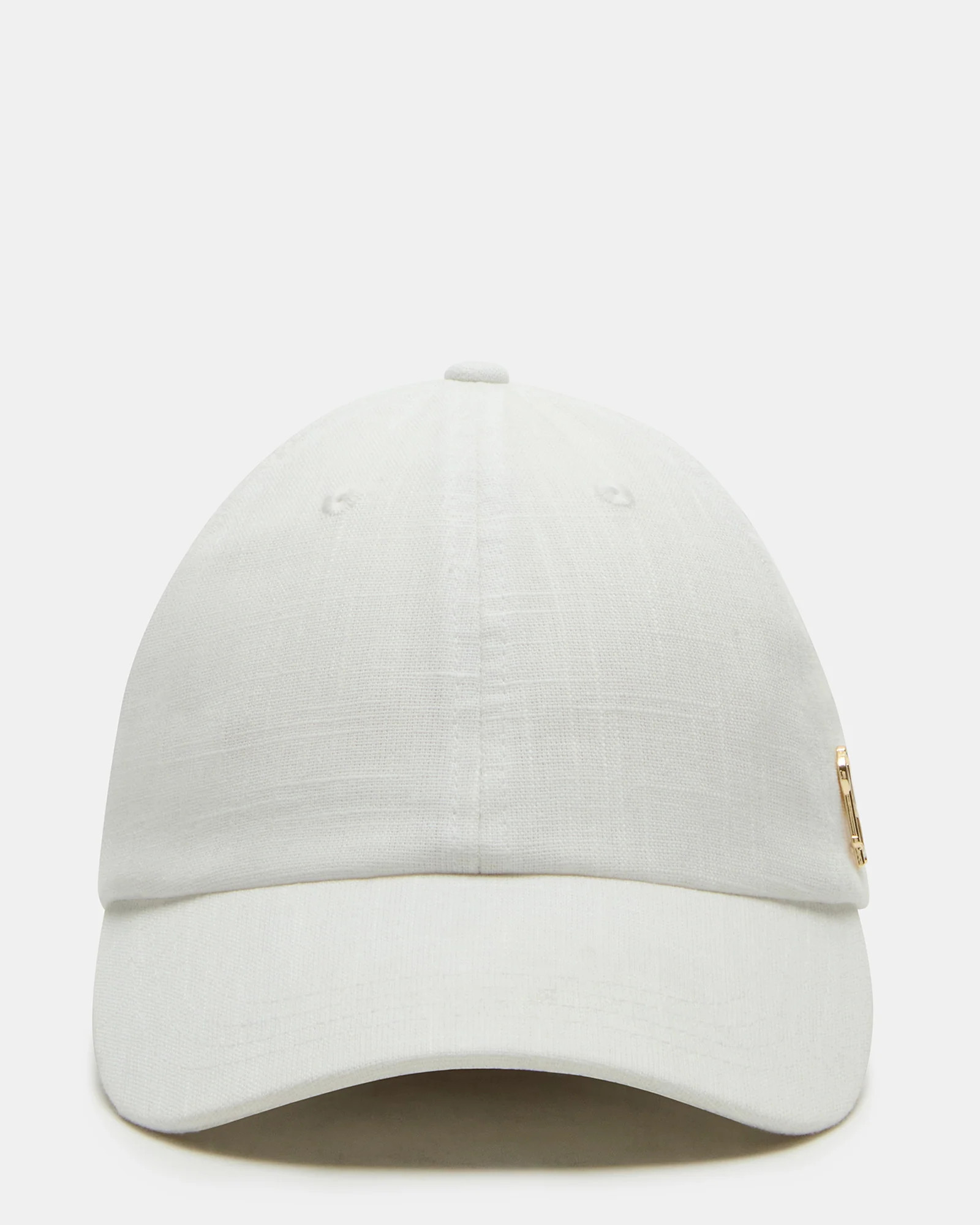 LINEN BASEBALL CAP CREAM | Steve Madden (US)
