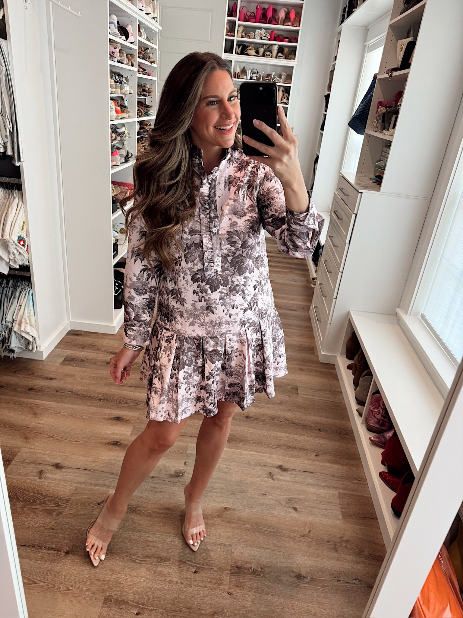 In a medium spring event guest dress, heels and accessories- fits tts.

#LTKWedding #LTKStyleTip #LTKSeasonal