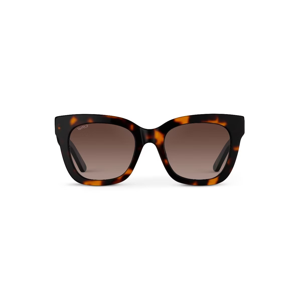 WMP Eyewear Women's Polarized Thick Frame Square Sunglasses with Cat Eye Corners | Target