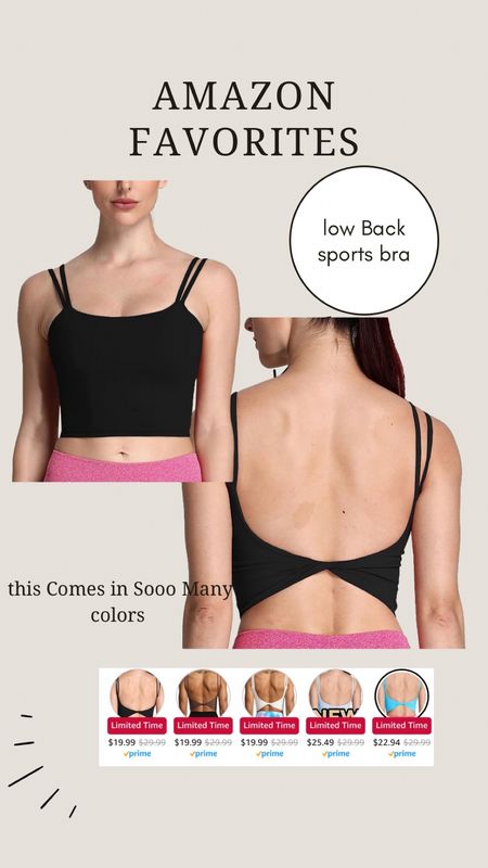 Amazon deal of the day 
Low back sports bra
Amazon fashion 

#LTKsalealert #LTKfitness #LTKActive