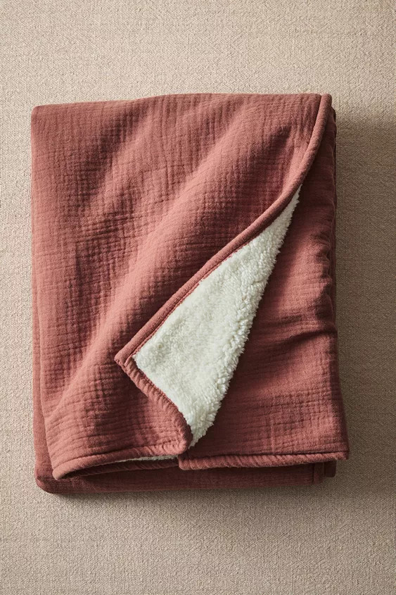 CHILDREN'S WARM REVERSIBLE BLANKET | Zara UK