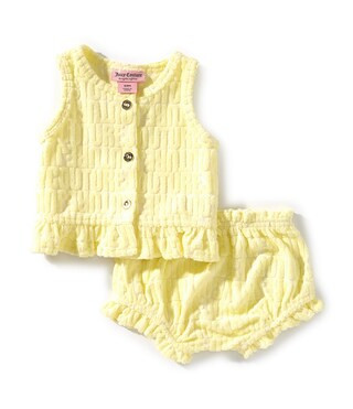 Juicy Couture Baby Girls Sleeveless Tank Top & Matching Shorts Set | Dillard's | Dillard's