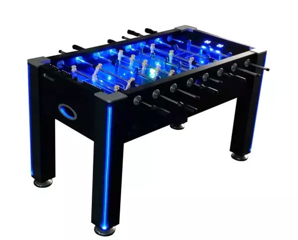 Atomic Azure LED Light-Up Foosball Table | Dick's Sporting Goods | Dick's Sporting Goods