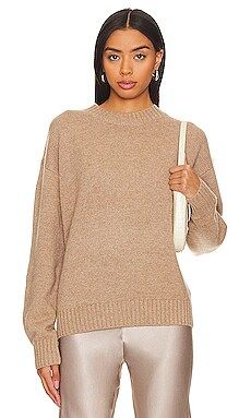 Sophie Rue Easy Crew Sweater in Beige from Revolve.com | Revolve Clothing (Global)
