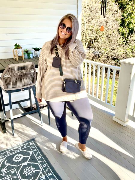 ✨SIZING•PRODUCT INFO✨
⏺ High-Waisted Grey Leggings (Butter Soft!) - XL - Run a little big @walmartfashion 
⏺ Grey Crossbody with Coin Purse @amazon 
⏺ Large Cateye Sunglasses •• mine is no longer available from @walmart but linked similar from @amazon 
⏺ Tan Striped Tunic •• mine is no longer available from @walmartfashion but linked similar from @amazonfashion 
⏺ Linen Slipon Sneakers •• mine are no longer available from @walmartfashion but linked similar from @amazonfashion 

Tan, grey, tan and grey, neutral, gray, leggings, tunic, striped, crossbody, coin purse, chain, sunglasses, linen, sneakers, slip on

#walmart #walmartfashion #walmartstyle walmart finds, walmart outfit, walmart look  
#amazon #amazonfind #amazonfinds #founditonamazon #amazonstyle #amazonfashion #leggings #style #inspo #fashion #leggingslook #leggingsoutfit #leggingstyle #leggingsoutfitidea #leggingsfashion #leggingsinspo #leggingsoutfitinspo #neutral #neutrals #neutraloutfit #neatraloutfits #neutrallook #neutralstyle #neutralfashion #neutraloutfitinspo #neutraloutfitinspiration #casual #casualoutfit #casualfashion #casualstyle #casuallook #weekend #weekendoutfit #weekendoutfitidea #weekendfashion #weekendstyle #weekendlook #travel #traveloutfit #airport #plane #airplane #car #train #cruise #flight travel style, travel fashion, airport outfit, airport style, airport fashion, airport fit, travel fit, travel look, airport look #sneakersfashion #sneakerfashion #sneakersoutfit #tennis #shoes #tennisshoes #sneakerslook #sneakeroutfit #sneakerlook #sneakerslook #sneakersstyle #sneakerstyle #sneaker #sneakers #outfit #inspo #sneakersinspo #sneakerinspo #sneakerinspiration #sneakersinspiration 
#under30 #under40 #under50 #under60 #under75 #under100
#affordable #budget #inexpensive #size14 #size16 #size12 #medium #large #extralarge #xl #curvy #midsize #pear #pearshape #pearshaped
budget fashion, affordable fashion, budget style, affordable style, curvy style, curvy fashion, midsize style, midsize fashion

#LTKMidsize #LTKFindsUnder50 #LTKStyleTip

#LTKmidsize #LTKfindsunder50 #LTKstyletip