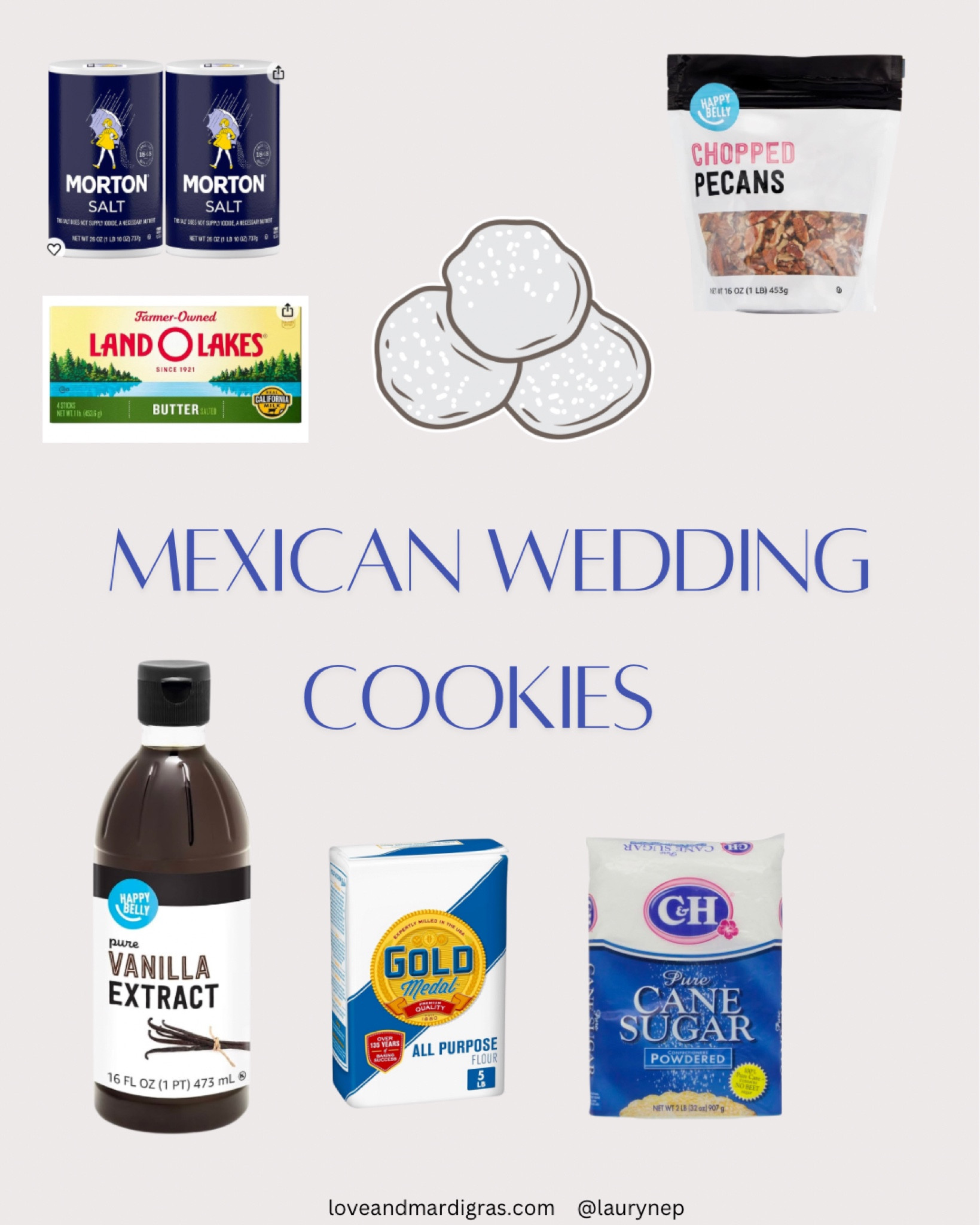 Mexican Wedding Cakes (Russian Tea Cakes)

Ingredients:

1 cup butter, softened

1 tsp vanilla extract

2- ¼ cup flour

¼ tsp salt                   

¼ cup pecans or walnuts (optional)

1/2 cup powdered sugar

Pre heat oven at 400 degrees

 

Mix butter, powdered sugar and vanilla. Cream together. Work in flour, salt, pecans until dough holds together. Shape into 1 inch balls and place onto baking sheet 1 inch apart.

Bake 10 minutes, or until set but not brown, while warm roll into the powdered sugar

#LTKHoliday #LTKHome