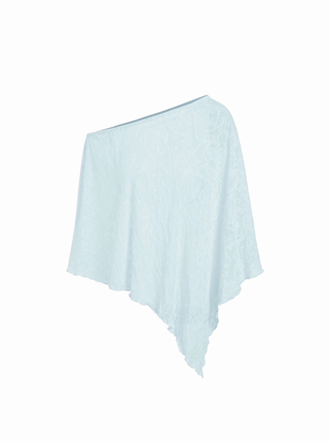 Chiffon Chiffon Asymmetrischer Saum Poncho Top For L\u00e4ssige Alltagskleidung | Cider