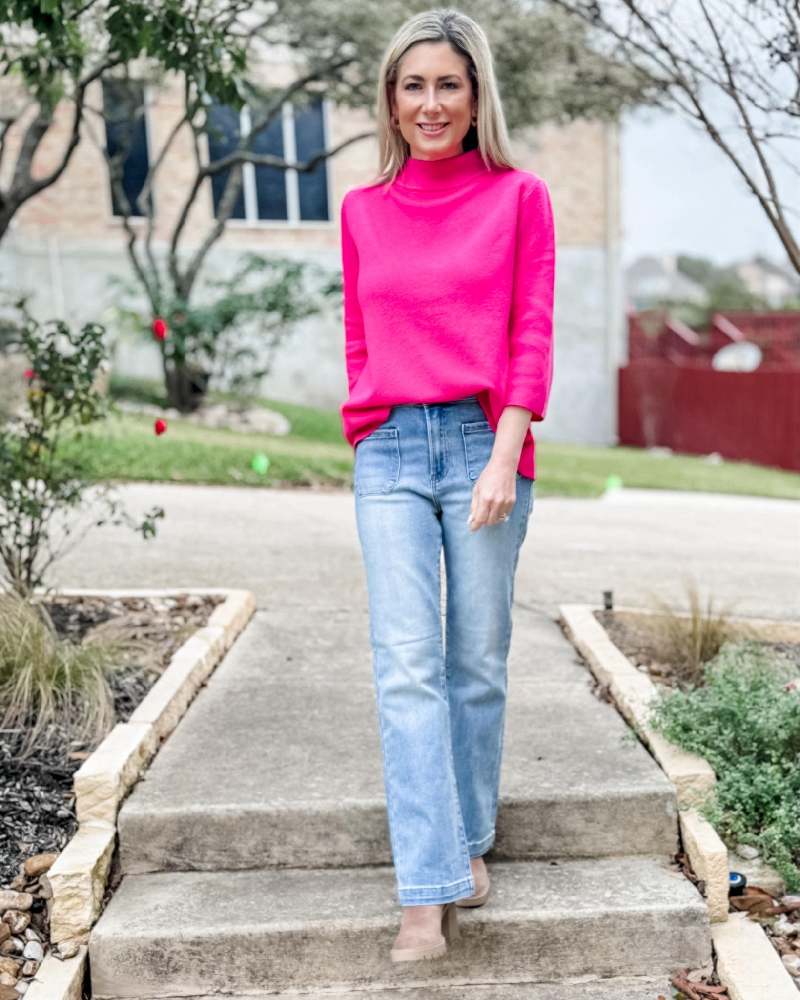 Women's Hot Pink Turtleneck … curated on LTK