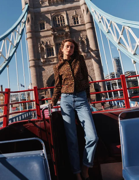 Cambridge Military Jacket - Leopard | Boden UK | Boden UK