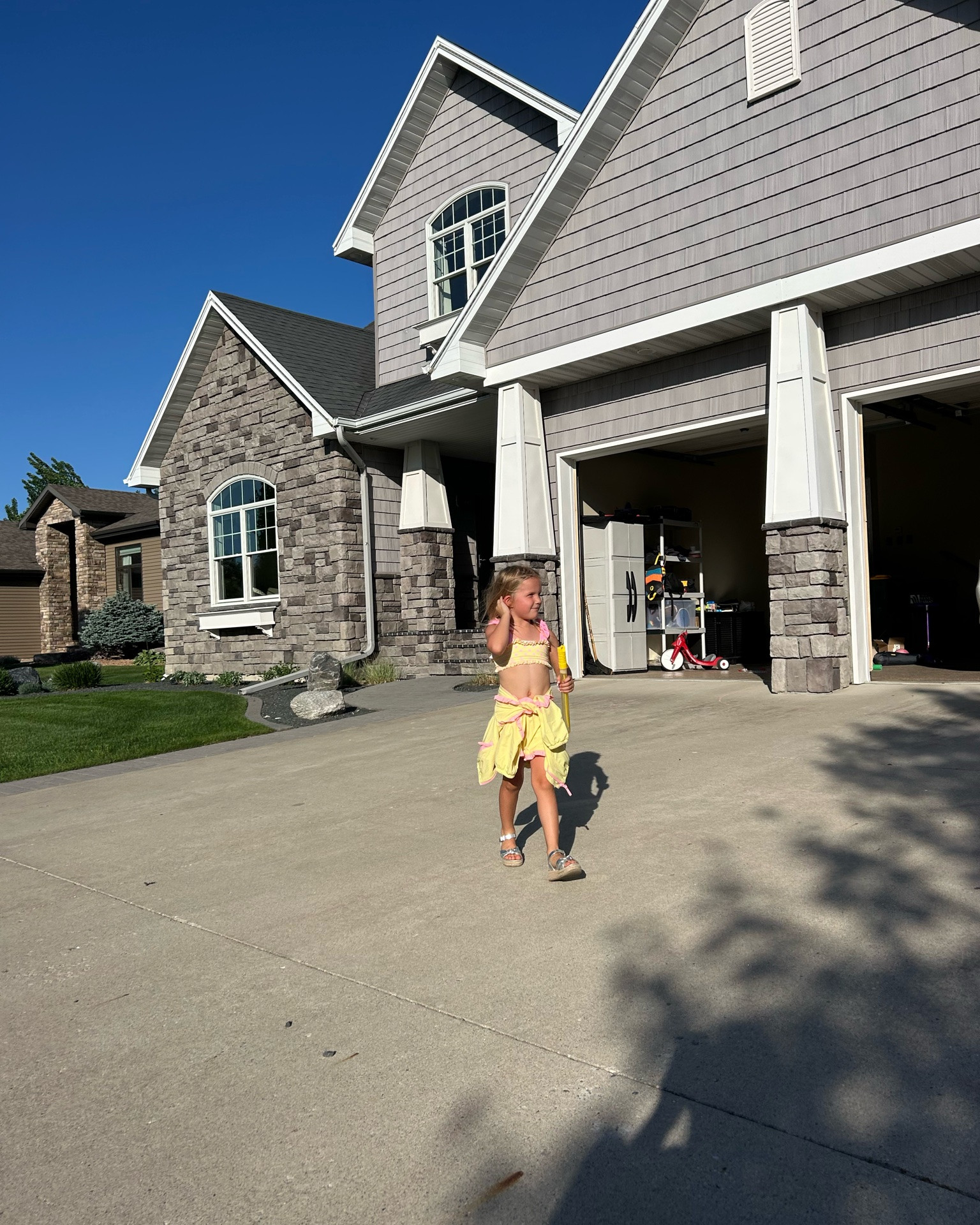 Addi dressed herself. Just a swimsuit for no reason. But who needs a reason when it’s this cute. She is going to be living in this all summer ☀️🌸

#LTKootd #LTKKids #LTKActive