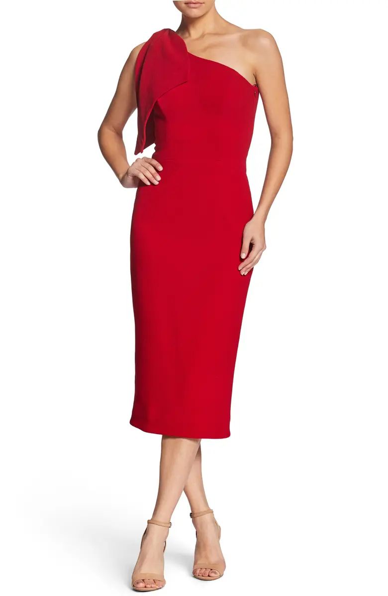 Tiffany One-Shoulder Midi Dress | Nordstrom