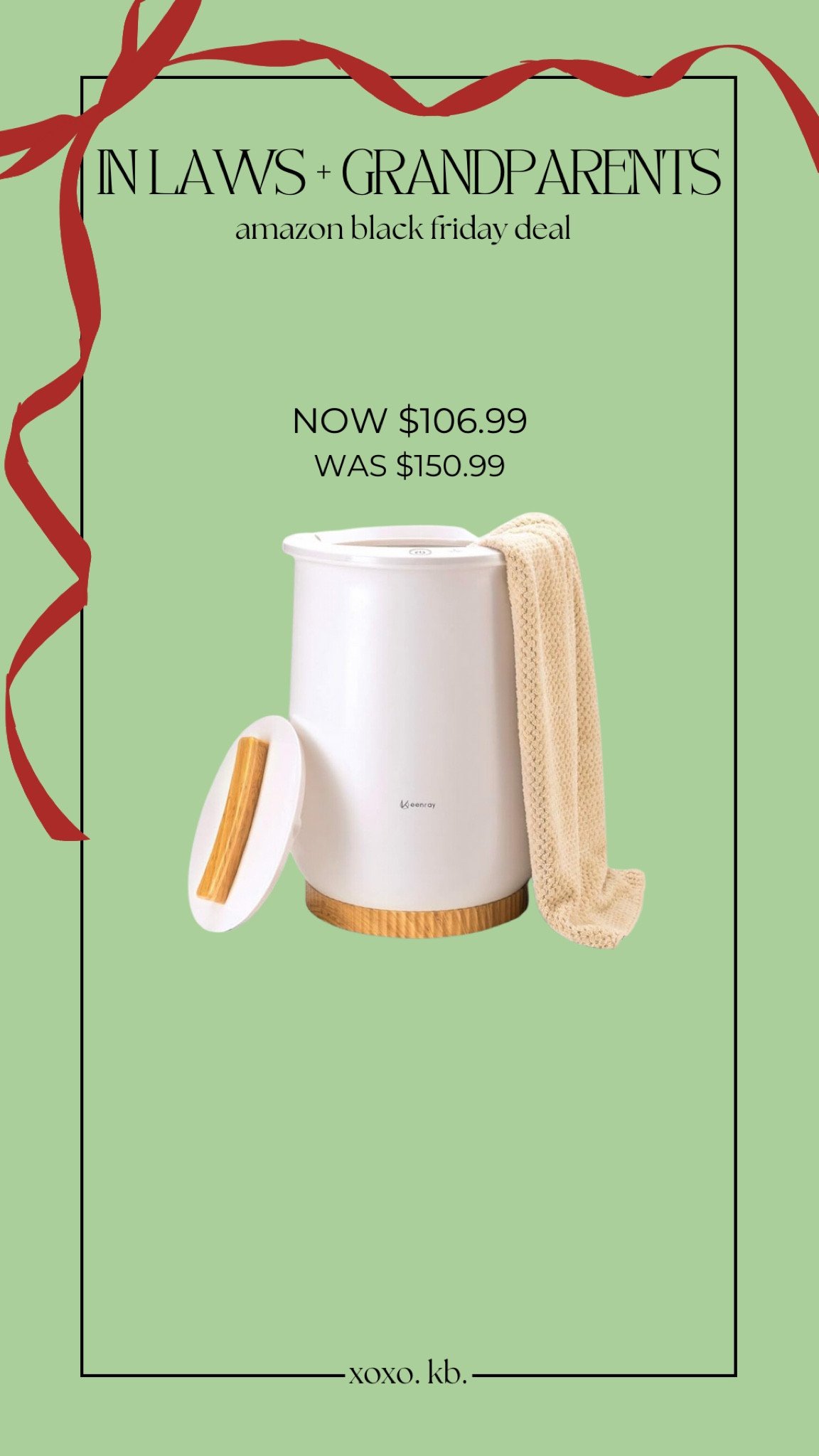 Christmas // in law gift // grandparent gift // towel warmer // sale // Amazon // gift guide // cozy // holiday // 

#LTKGiftGuide #LTKCyberWeek #LTKSaleAlert