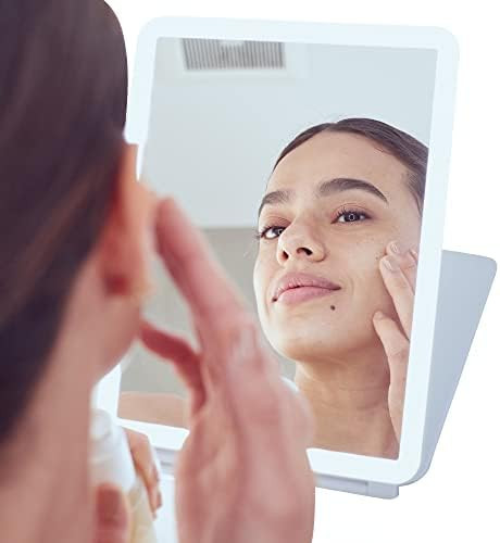 LED Travel Handheld Vanity Mirror, Pose by Vanity Planet - 3 LED Colors for Consistent Lighting w... | Amazon (US)