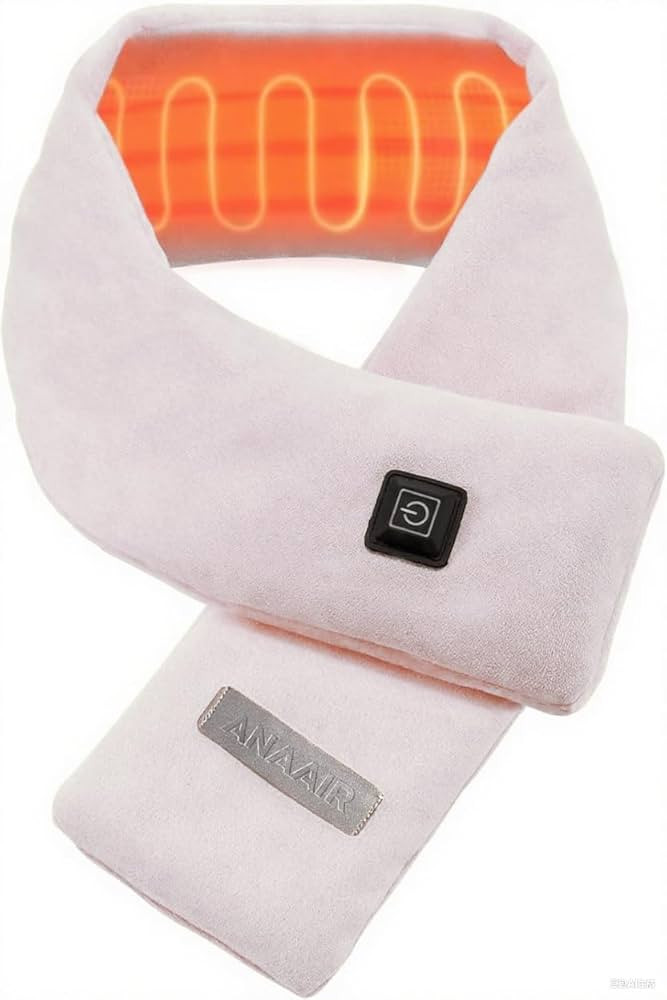Neck Heating Pad, Electric Heated Scarf with 5000mAh Power Bank, Cordless Neck Warmer for Pain Re... | Amazon (US)