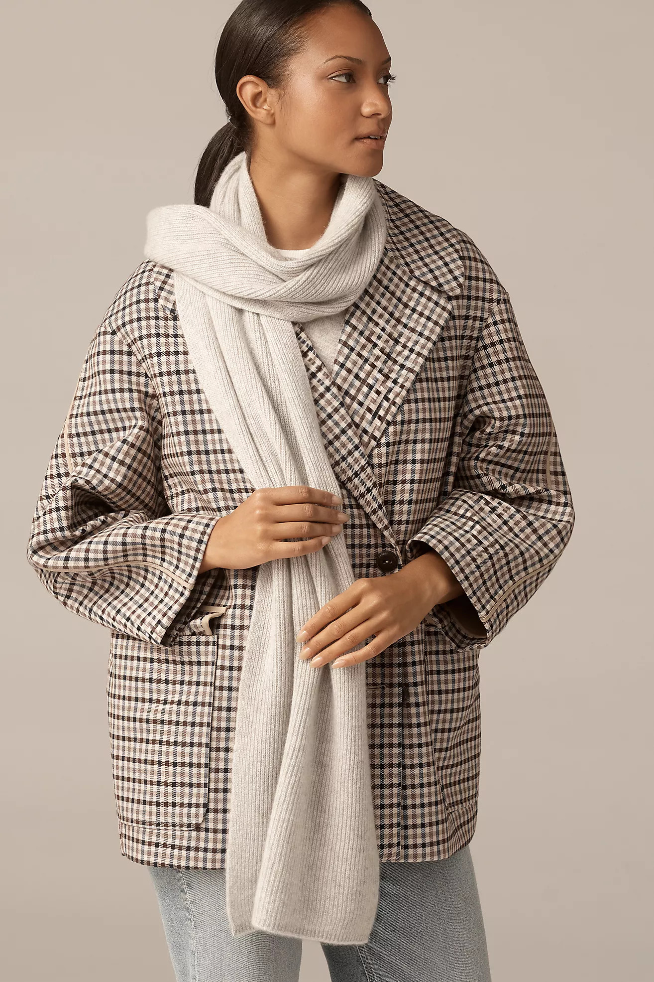By Anthropologie Cashmere Ribbed Scarf | Anthropologie (US)