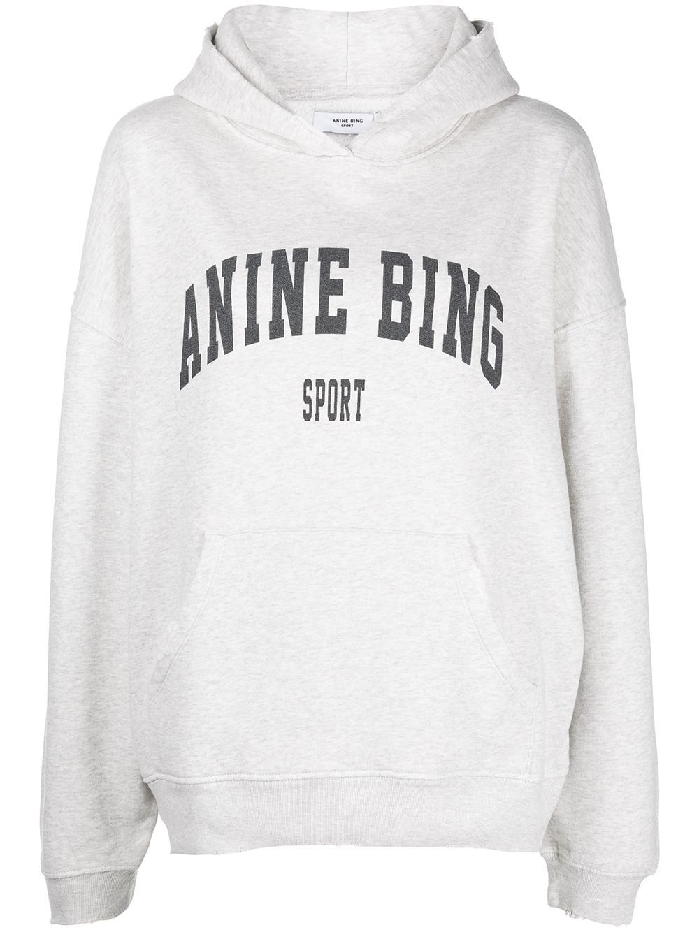ANINE BING Harvey logo-print Sweatshirt - Farfetch | Farfetch Global