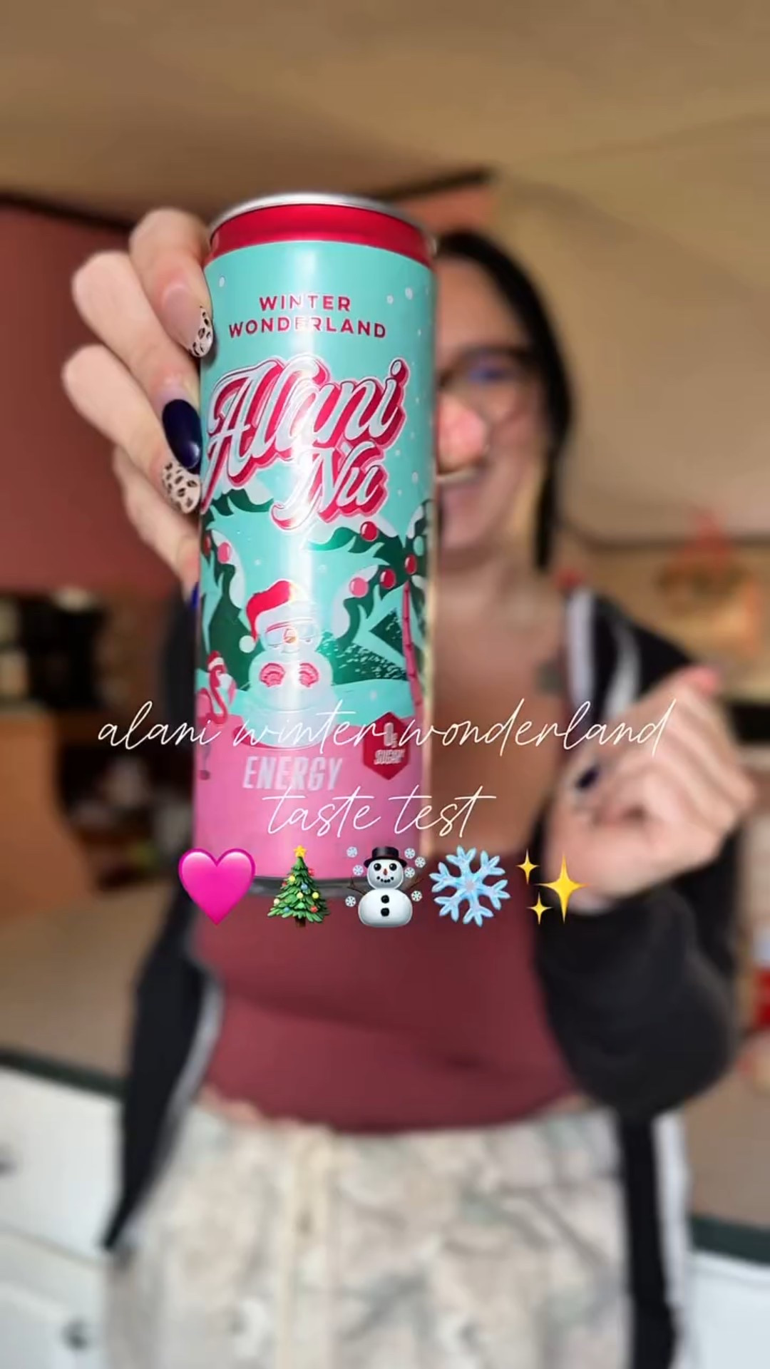 @alaninutrition really does holiday flavors like nobody else 🩷✨🎄❄️☃️

If you’ve tried it, what do you think of the Winter Wonderland flavor this year?! Anyone else get a berry peppermint flavor? 😛

#alaninu #winterwonderland #tastetest #alaninutrition #alaninuenergy