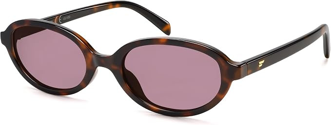 VANLINKER Retro Oval Polarized Sunglasses for Women Small Narrow 90s Trendy Y2k Shades VL9890 | Amazon (US)