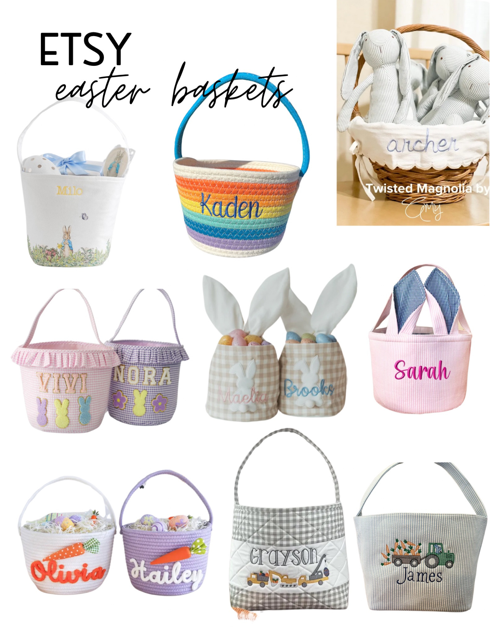 ETSY EASTER BASKETS

#LTKSeasonal #LTKKids #LTKFamily