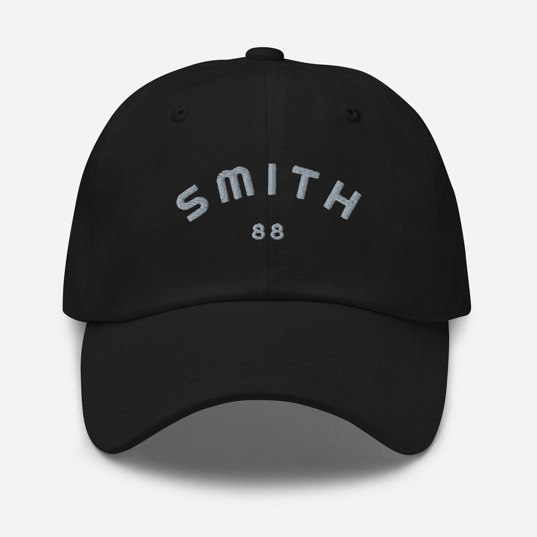 Smith 88 Custom Black Hat with Embroidered Gray Thread | Etsy (US)