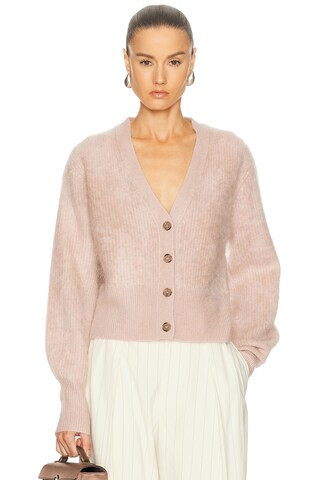 Jenni Kayne Cashmere Peyton Cardigan in Blush | FWRD 